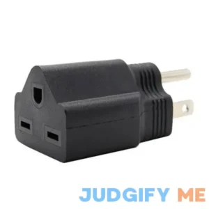 Portable 110g120v to 220-240v Plug Adapter Black Converter Convenient to Use