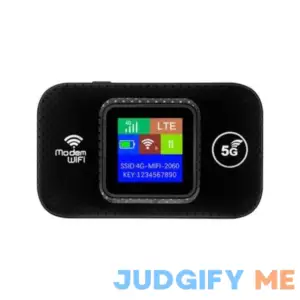 Portable High-Speed 5G Travel-Friendly Wireless Router with SIM Card Slot Built-In 2600Mah Battery and 300Mbps - LTE Router for Seamless Car Mobile