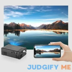 Portable Mini Projector LED Phone Home Theaters Wired Phone Same Screen Playback Support For 1080p HD Decoding Can Connect To HDMI/USB/AV/memory Card/