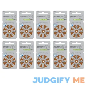 Power One Size 312 Hearing Aid Batteries