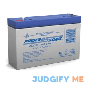 Power Sonic Ps-670 6V 7Amp SLA Battery