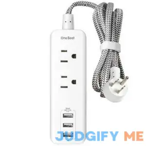 Power Strip with USB - 2 Outlets 3 USB Charging Ports(3.1A