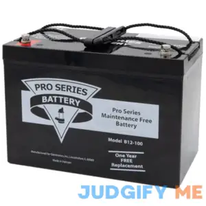 Pro Series Pumps 100 Amp Hour Maintenance Free Standby Sump Pump Battery B12-100