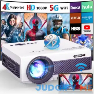 Projector with WiFi and Bluetooth