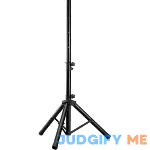 Proline Lightweight Adjustable Speaker Stand with Carrying Bag Black