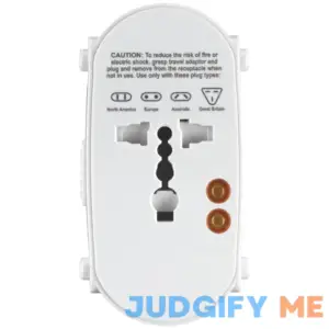 Protege all-in-one Travel Power Adapter Multiple AC Adapters for Global Versatility