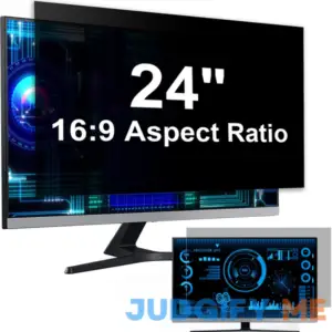 Protescreen 24 Inch Computer Privacy Screen Filter for 16:9 Widescreen Monitor