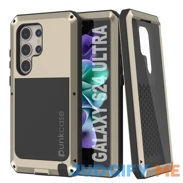PunkCase Galaxy S24 Ultra Metal Case Heavy Duty Military Grade Armor Cover Full Body Hard PunkCase Galaxy S24 Ultra Metal Case Heavy Duty Military Grade Armor Cover Full Body Hard