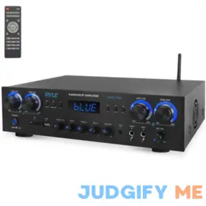 Pyle Bluetooth Home Audio Theater Amplifier Stereo Receiver 4 Channel 500 Watt Sound System w/MP3