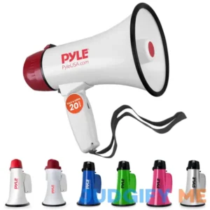 Pyle Home PMP20 Compact 20 Watt Power Megaphone White Small
