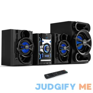 Pyle Wireless Bluetooth Stereo Shelf System 800w CD DVD Player for Home Audio