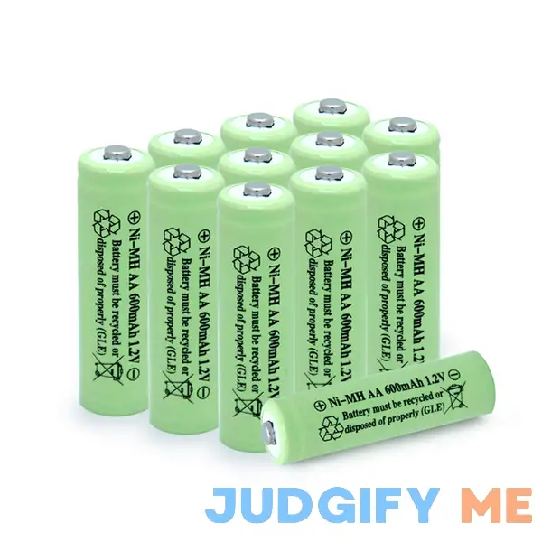 QBLPOWER AA Solar Light Batteries NIMH 600mAh 1.2V Double A Rechargeable for Garden Lawn Landscaping Solar Lights Remotes Mice(12Pcs) QBLPOWER AA Solar Light Batteries NIMH 600mAh 1.2V Double A Rechargeable for Garden Lawn Landscaping Solar Lights Remotes Mice(12Pcs)