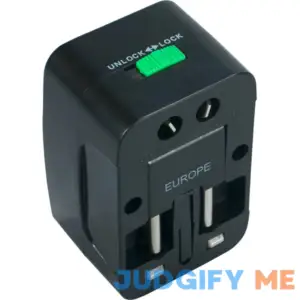 QVS Premium World Power Travel Adaptor Kit with Surge Protection PA-C3