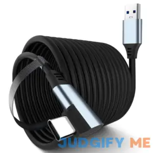 Qculus Link Cable Compatible with Meta/Oculus Quest 3/Quest 2 Accessories and PC/Steam VR
