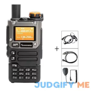 Quansheng UV-K6 UV-K5 Walkie Talkie 5W Airband Radio Type C Charge UHF VHF DTMF FM Dual Band Two Way Radio with NOAA Weather Alarm Function