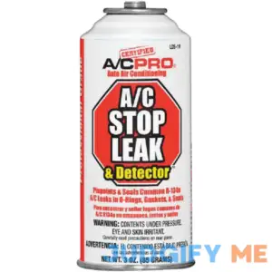 Quest Refrigerant with Stop Leak & Detector 3 Oz LDS101-1