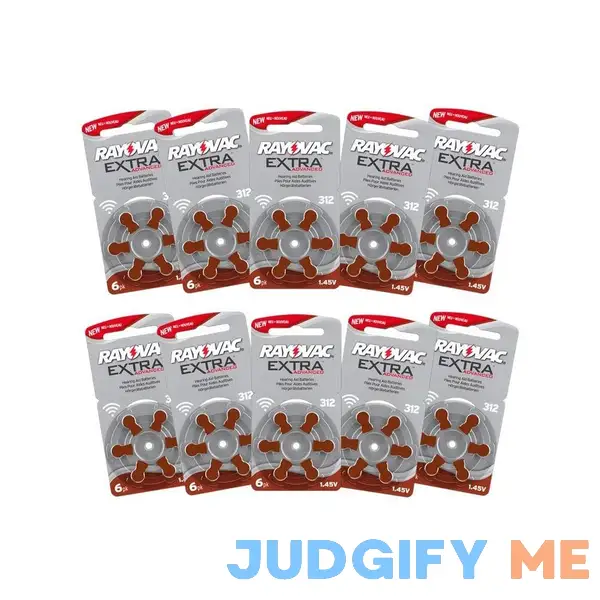 RAYOVAC Extra Hearing Aid Batteries Size 312 Box of 10 RAYOVAC Extra Hearing Aid Batteries Size 312 Box of 10