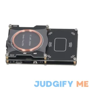 RFID Card Reader Writer Copier Duplicator Development Board with UID Cards and Key Fob (1 T5577 Card 3 UID Cards and 1 UID Key Fob)