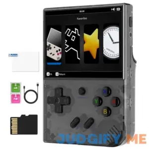 RG35XX 2024 Retro Handheld Game Console Linux System HDMI and TV Output 3.5 Inch IPS Screen 64G TF Card 5500+ Classic Games 2600mAh Battery( RG35XX