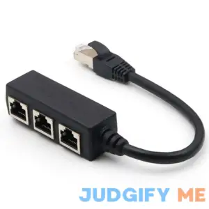 RJ45 Ethernet Splitter Adapter 1 Male to 3 Female LAN Ports