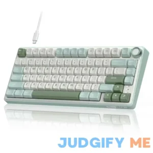 RK ROYAL KLUDGE R75 Mechanical Keyboard Wired with Volume Knob