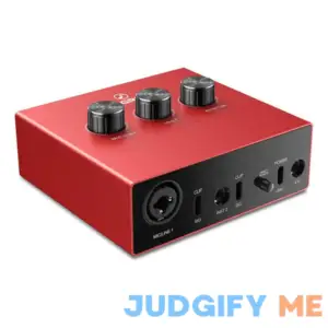RSGRHAI USB Audio Interface with 1x XLR/TRS 1x 1/4" 2X RCA USB