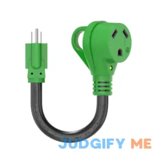 RVGUARD 30 Amp to 110 Volt RV Adapter Cord 12 Inch