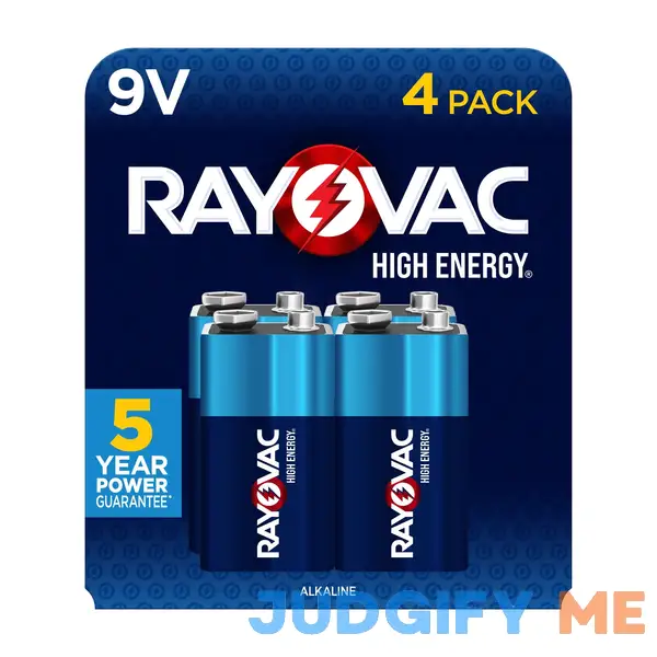 Rayovac 9V High Energy Alkaline Batteries Rayovac 9V High Energy Alkaline Batteries