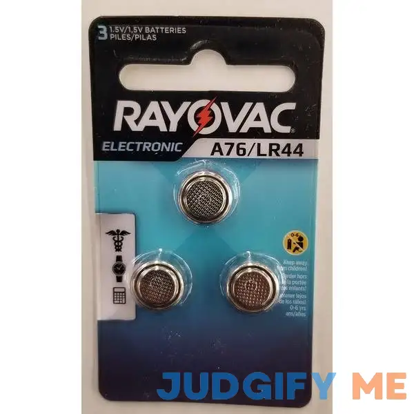 Rayovac Mercury Free A76 Alkaline Battery Rayovac Mercury Free A76 Alkaline Battery