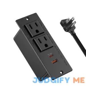 Recessed Power Strip USB C PD 30W Fast Charging