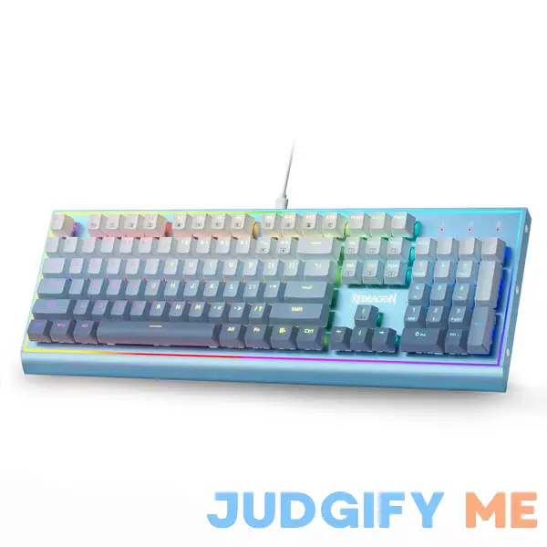 Redragon K654 RGB Gaming Keyboard 104 Keys Wired Mechanical Keyboard w/Weighted Aluminum Frame Redragon K654 RGB Gaming Keyboard 104 Keys Wired Mechanical Keyboard w/Weighted Aluminum Frame