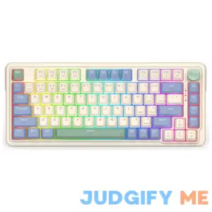 Redragon K673 PRO 75% Wireless Gasket RGB Gaming Keyboard 3-Modes 81 Keys Compact Mechanical Keyboard Hot-Swap Socket