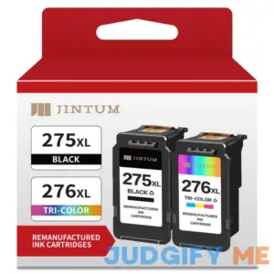 Remanufactured Ink Cartridge Replacement for Canon 275XL 276XL PG-275XL CL-276XL for Canon PIXMA TS3522 TR4720 TS3520 Printer (275 and 276 Ink