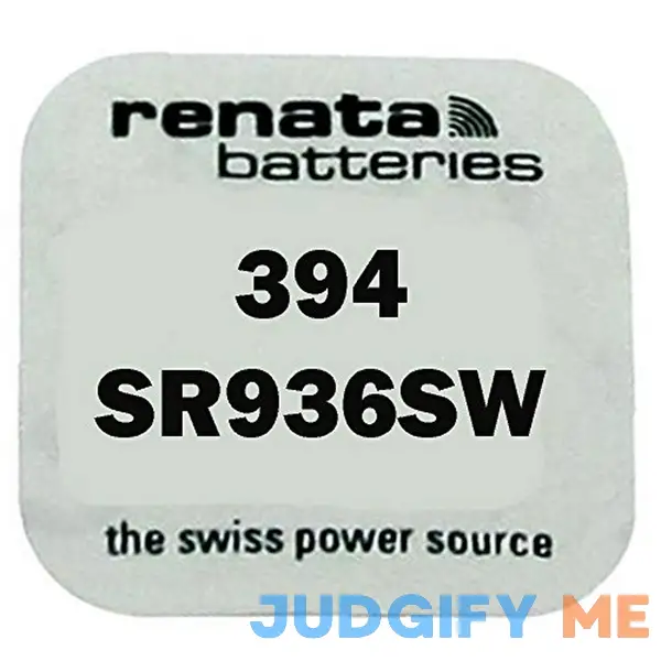 Renata 394 Sr936sw Silver Oxide Watch Battery Renata 394 Sr936sw Silver Oxide Watch Battery