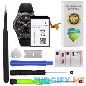 Replacement Battery for Samsung Gear S3 Frontier and Gear S3 Classic