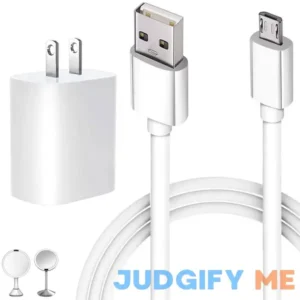 Replacement Charger Adapter Micro USB Charging Cord Cable for Simplehuman 5 8 Round Sensor Makeup Mirror 5FT