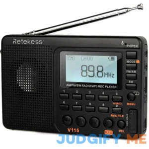 Retekess V115 Digital Radio AM FM Portable Shortwave Radios