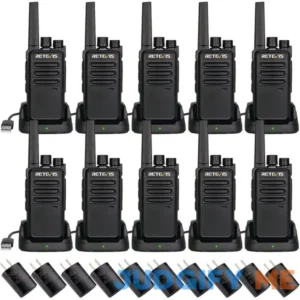 Retevis RT68 Two Way Radio Long Range Walkie Talkies for Adults