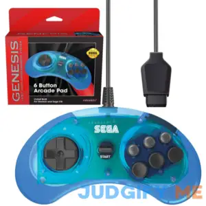Retro-Bit Official Sega Genesis 6-Button Arcade Pad Controller