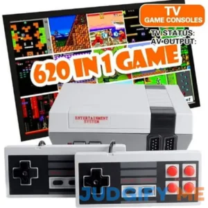 Retro Game Console Built in 620 Video Games and 2 Controllers