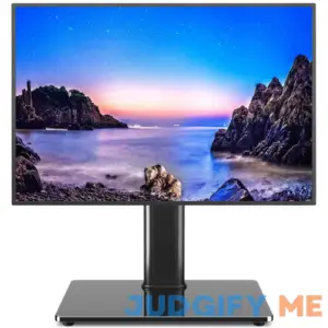 Rfiver Universal Swivel Tabletop TV Stand for Flat Screens 23 24 26 32 39 40 42 43 Inch