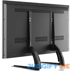 Rfiver Universal Table Top TV Stand Base TV Legs with Height Adjustment fits Most 32-55 Inch LCD LED Flat Screen TVs