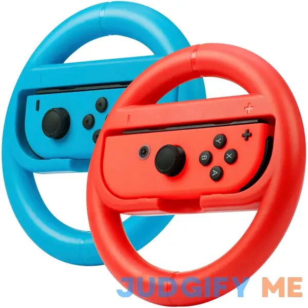 Rocketfish Joy Con Racing Wheel Two Pack for Nintendo Switch Rocketfish Joy Con Racing Wheel Two Pack for Nintendo Switch