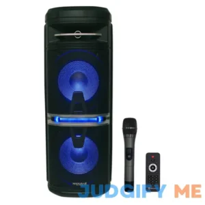 Rockville Go Party X10 Rechargeable DJ Backyard Party Speaker w/Bluetooth+Mic