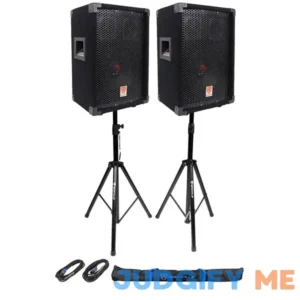 Rockville RSG8 8” 300 Watt 2-Way 8-Ohm Passive DJ/Pro PA Speaker