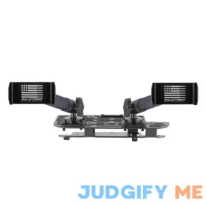 RubiGrid V2 2019+ RAM Truck 1500/2500/3500/4500/5500 + TRX Dash Mount Dual Universal Phone Holders by Bulletpoint Mounting Solutions