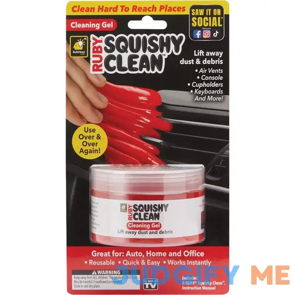 Ruby Squishy Clean Cleaning Gel for Car Ruby Squishy Clean Cleaning Gel for Car