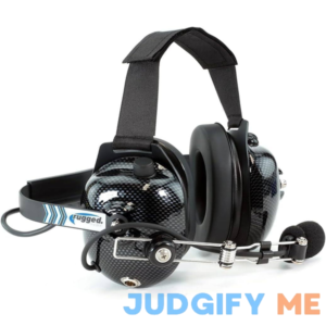 Rugged Radios H41-cf Carbon Fiber Behind The Head Two Way Radio Headset