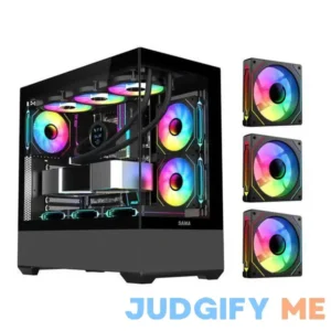 SAMA SV series Black SV 02 ATX Mid Tower Tempered Glass