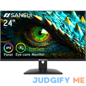 SANSUI Computer Monitor 24 inch IPS Eye Care 1080P Display HDMI